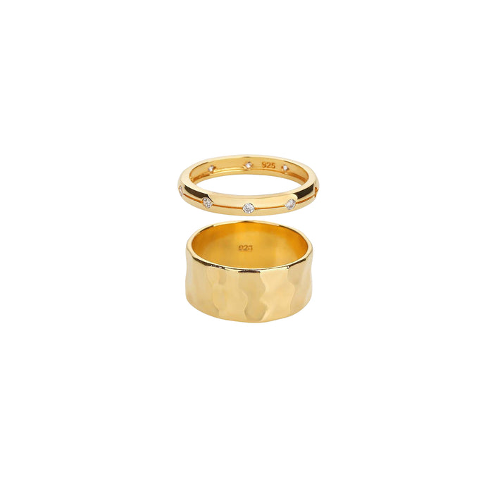 Classic Gold Ring Duo