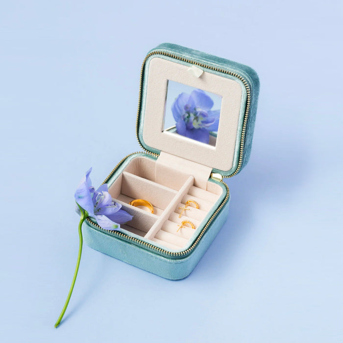 Square Travel Jewelry Case