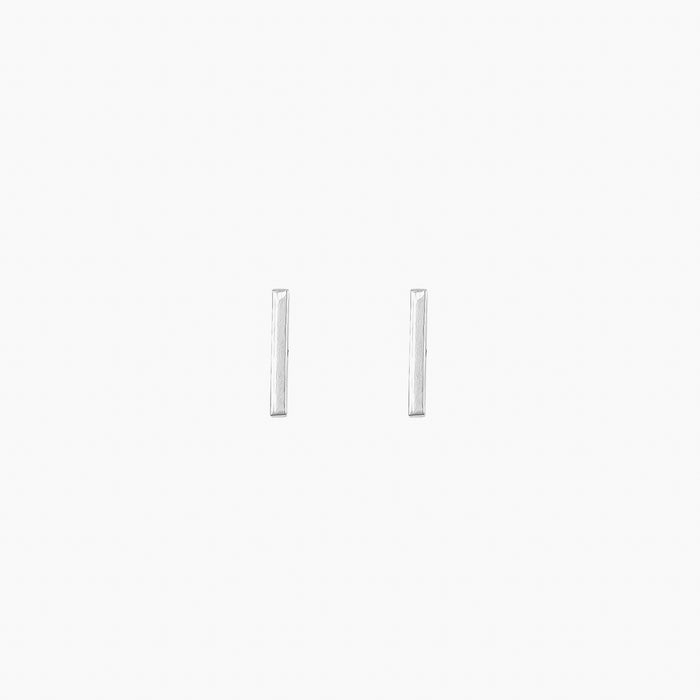 Thin Bar Stud Earrings
