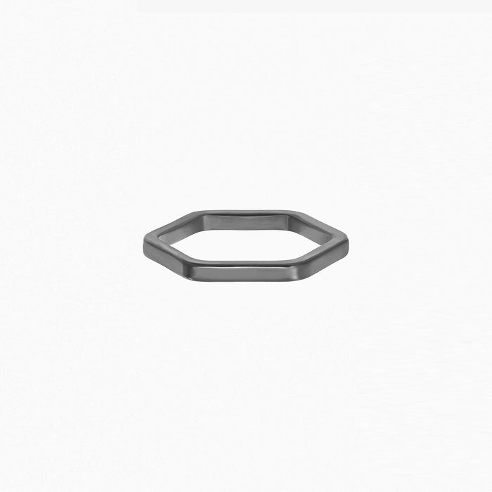 Thin Hexagon Ring