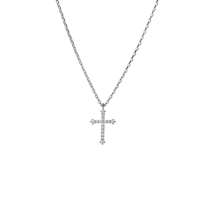 Lisette Crystal Cross Necklace