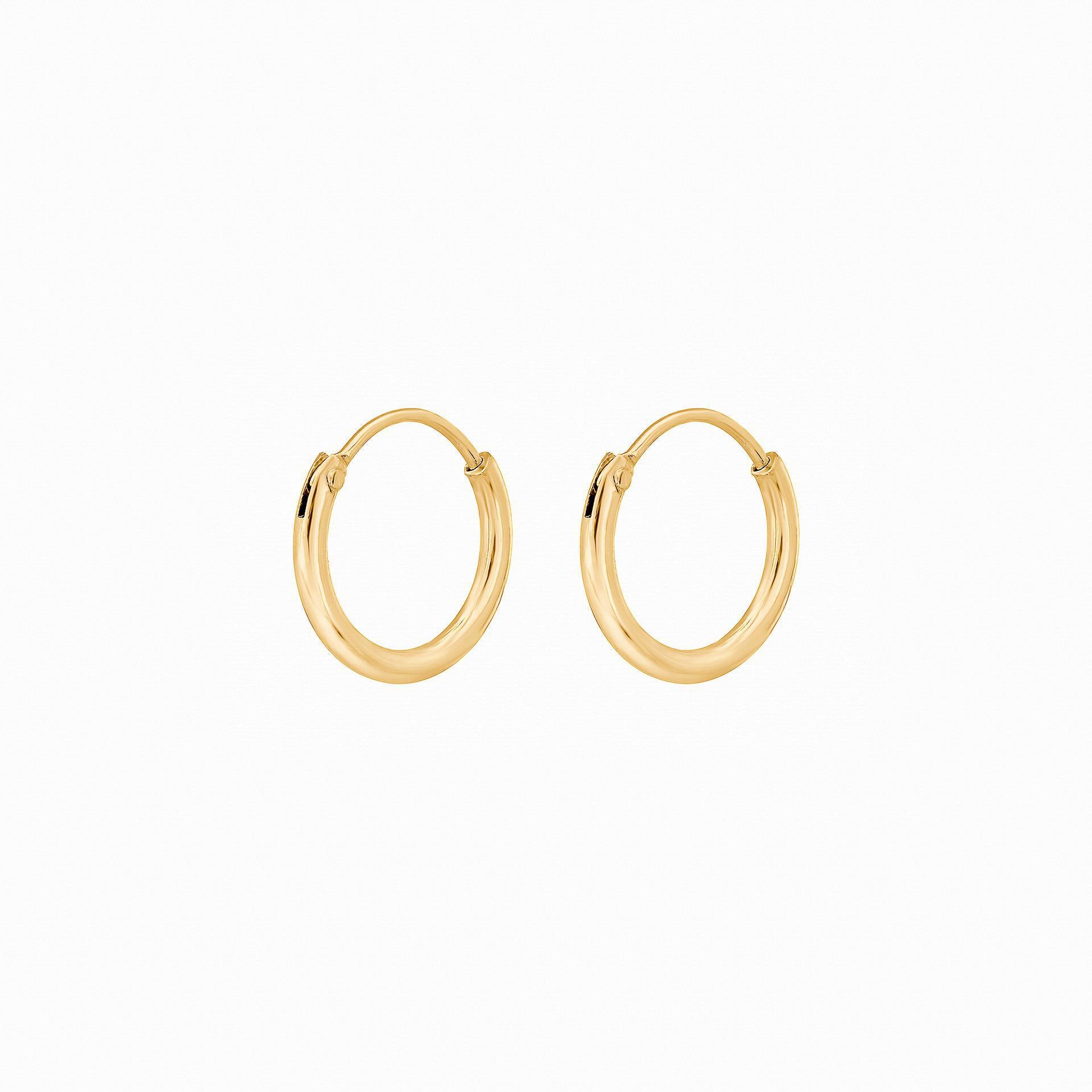 Mabel Small Hoops Silver