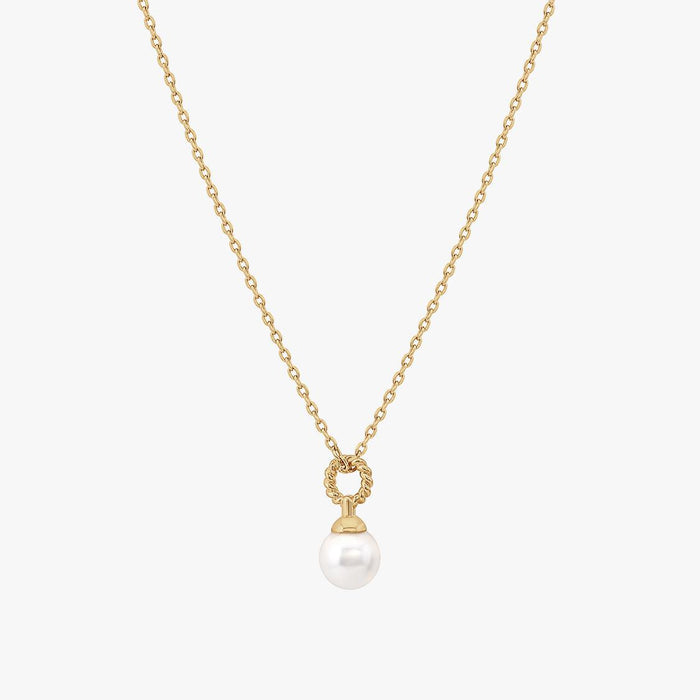 Marie Pearl Charm Necklace