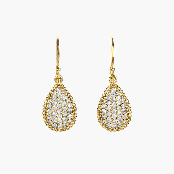 Leah Crystal Teardrop Earrings