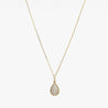 Leah Crystal Teardrop Necklace