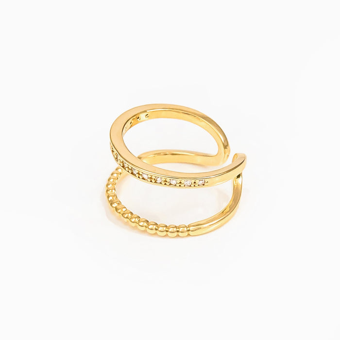 Lily Double Band Ring