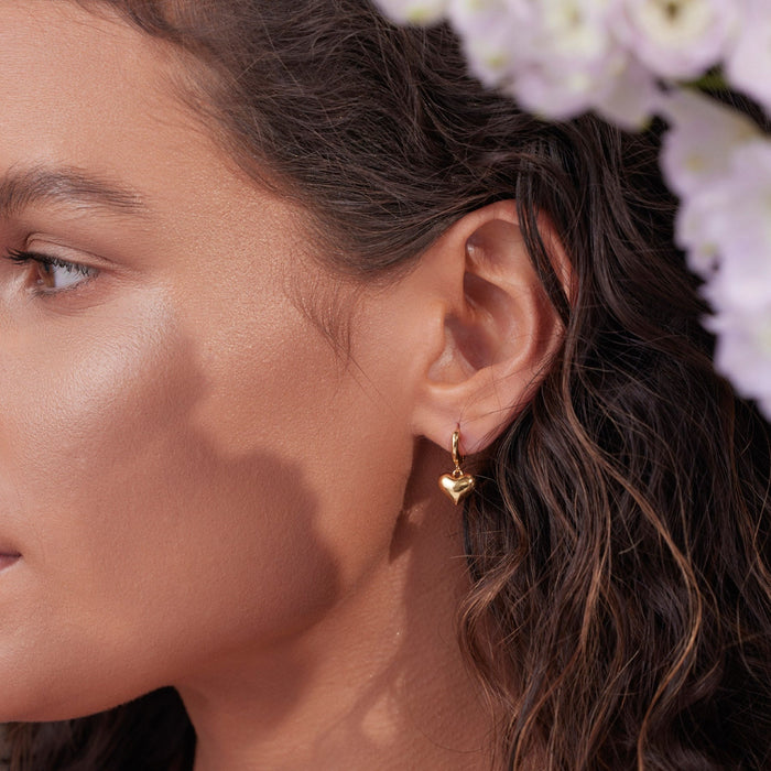 Puffed Heart Huggies Set