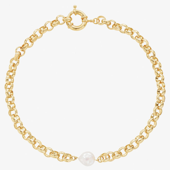 Meandro Pearl Statement Necklace